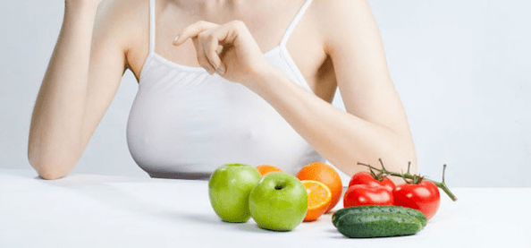 Vegetables and fruits to enlarge breasts.