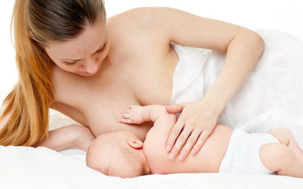 After giving birth